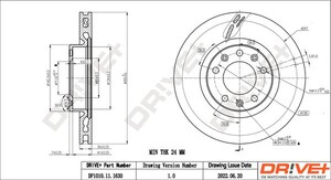 Фото Гальмівний диск DRIVE PARTS  DP1010111630