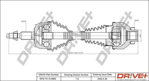 Фото Приводний вал DRIVE PARTS  DP2110100960