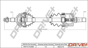 Фото Приводний вал DRIVE PARTS  DP2110100263