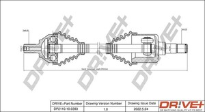 Фото Приводний вал DRIVE PARTS  DP2110100393