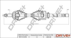 Фото Приводний вал DRIVE PARTS  DP2110100782