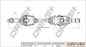 Фото Приводний вал DRIVE PARTS  DP2110100921