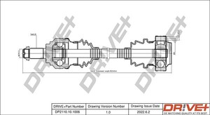 Фото Приводний вал DRIVE PARTS  DP2110101006