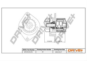 Фото Насос охолоджувальної рідини, охолодження двигуна DRIVE PARTS  DP231010015