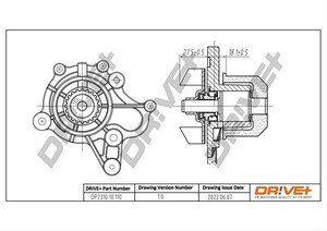 Фото Автозапчастина DRIVE PARTS  DP231010110