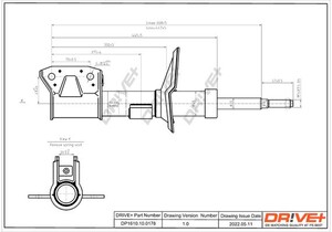 Фото Амортизатор DRIVE PARTS  DP1610100178