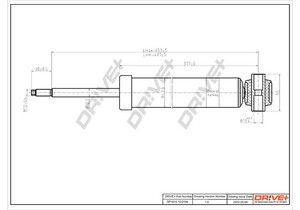 Фото Амортизатор DRIVE PARTS  DP1610.10.0194