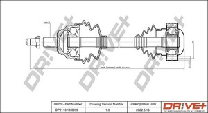 Фото Приводний вал DRIVE PARTS  DP2110100090