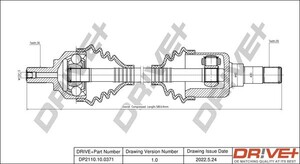 Фото Автозапчастина DRIVE PARTS  DP2110100371