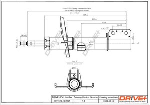 Фото Амортизатор DRIVE PARTS  DP1610.10.0001