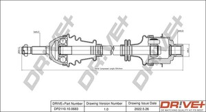 Фото Автозапчастина DRIVE PARTS  DP2110.10.0683