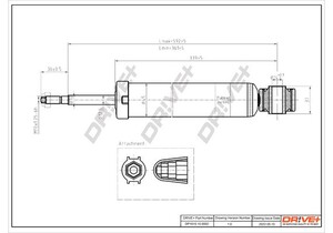 Фото Амортизатор DRIVE PARTS  DP1610.10.0002