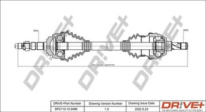 Фото Приводний вал DRIVE PARTS  DP2110.10.0496