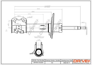 Фото Амортизатор DRIVE PARTS  DP1610.10.0210