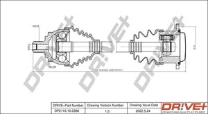 Фото Автозапчастина DRIVE PARTS  DP2110.10.0388