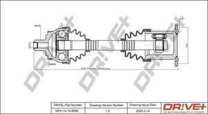 Фото Приводний вал DRIVE PARTS  DP2110.10.0056