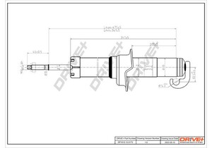 Фото Амортизатор DRIVE PARTS  DP1610.10.0173