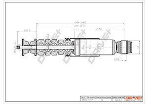 Фото Амортизатор DRIVE PARTS  DP1610.10.0117