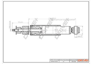 Фото Амортизатор DRIVE PARTS  DP1610.10.0132