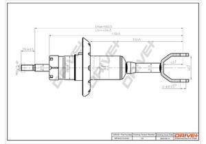 Фото Амортизатор DRIVE PARTS  DP1610100101