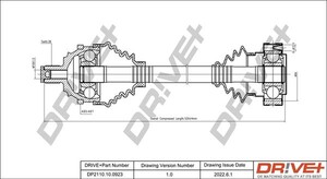 Фото Приводний вал DRIVE PARTS  DP2110100923