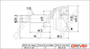 Фото Автозапчастина DRIVE PARTS  DP2110101267