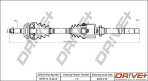 Фото Автозапчастина DRIVE PARTS  DP2110100248