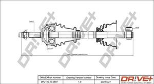 Фото Приводний вал DRIVE PARTS  DP2110100697