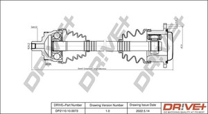 Фото Автозапчастина DRIVE PARTS  DP2110100073