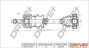 Фото Приводний вал DRIVE PARTS  DP2110100411