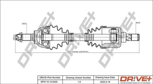 Фото Автозапчастина DRIVE PARTS  DP2110100425