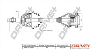 Фото Приводний вал DRIVE PARTS  DP2110100954