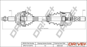 Фото Приводний вал DRIVE PARTS  DP2110100775