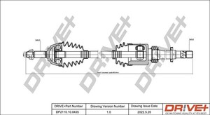 Фото Приводний вал DRIVE PARTS  DP2110100435