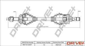 Фото Приводний вал DRIVE PARTS  DP2110100511