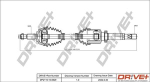 Фото Приводний вал DRIVE PARTS  DP2110100829