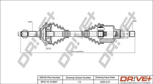 Фото Приводний вал DRIVE PARTS  DP2110100627